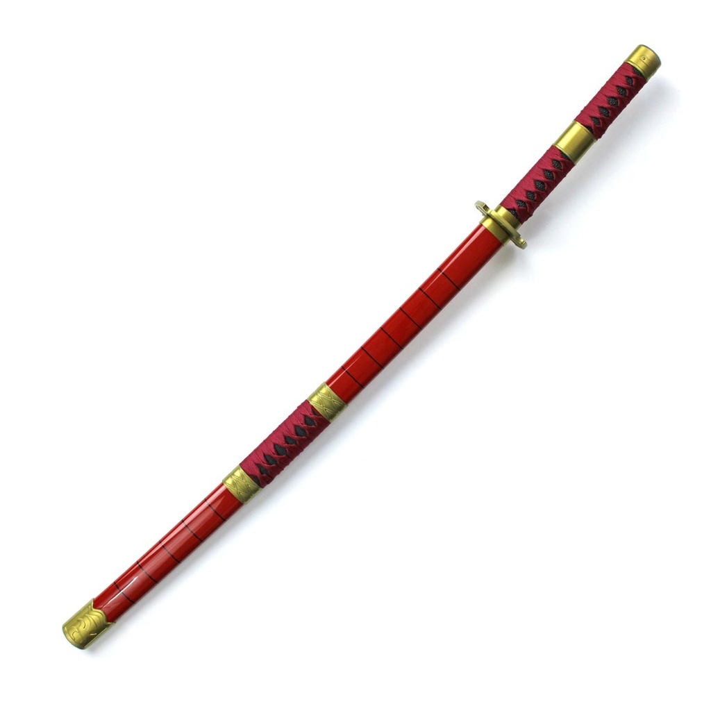 KATANA MADERA BAMBU C/LED 3102 OPC 102CM ROJA