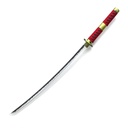 KATANA C/LED 1115 OPC 104CM ACERO ROJA