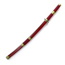 KATANA C/LED 1115 OPC 104CM ACERO ROJA
