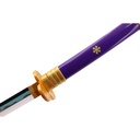 KATANA MADERA BAMBU C/LED 3100 OPC 102CM MORADA