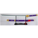 KATANA MADERA BAMBU C/LED 3100 OPC 102CM MORADA