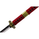 KATANA C/LED 1115 OPC 104CM ACERO ROJA