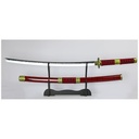 KATANA C/LED 1115 OPC 104CM ACERO ROJA