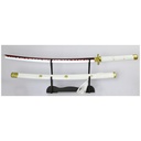 KATANA C/LED 1112 OPC 104CM ACERO BLANCA