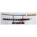 KATANA C/LED 1109 OPC 104CM ACERO NEGRA/DORADA