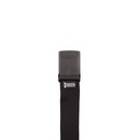 CINTURON IMMORTAL HEBILLA METALICA TAPETA LISO NEGRO