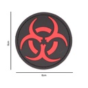 PARCHE IMMORTAL PVC RESIDENT EVIL NEGRO-ROJO