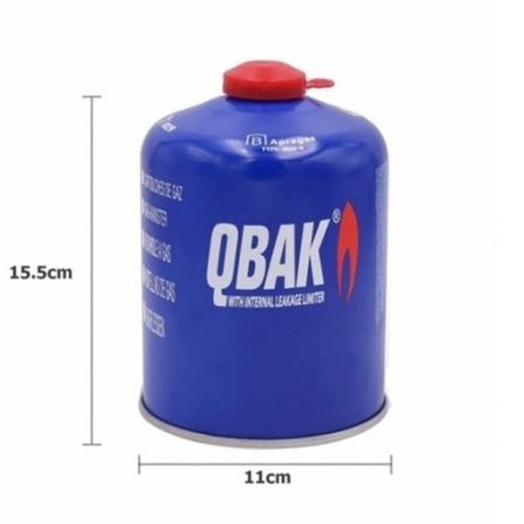 CARTUCHO GAS QBAK 450G ROSCA AZUL