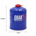 CARTUCHO GAS QBAK 450G ROSCA AZUL