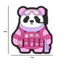 PARCHE IMMORTAL PVC 3D OSO PANDA TACTICO ROSA