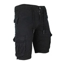 PANTALON LEOX CARGO CORTO NEGRO
