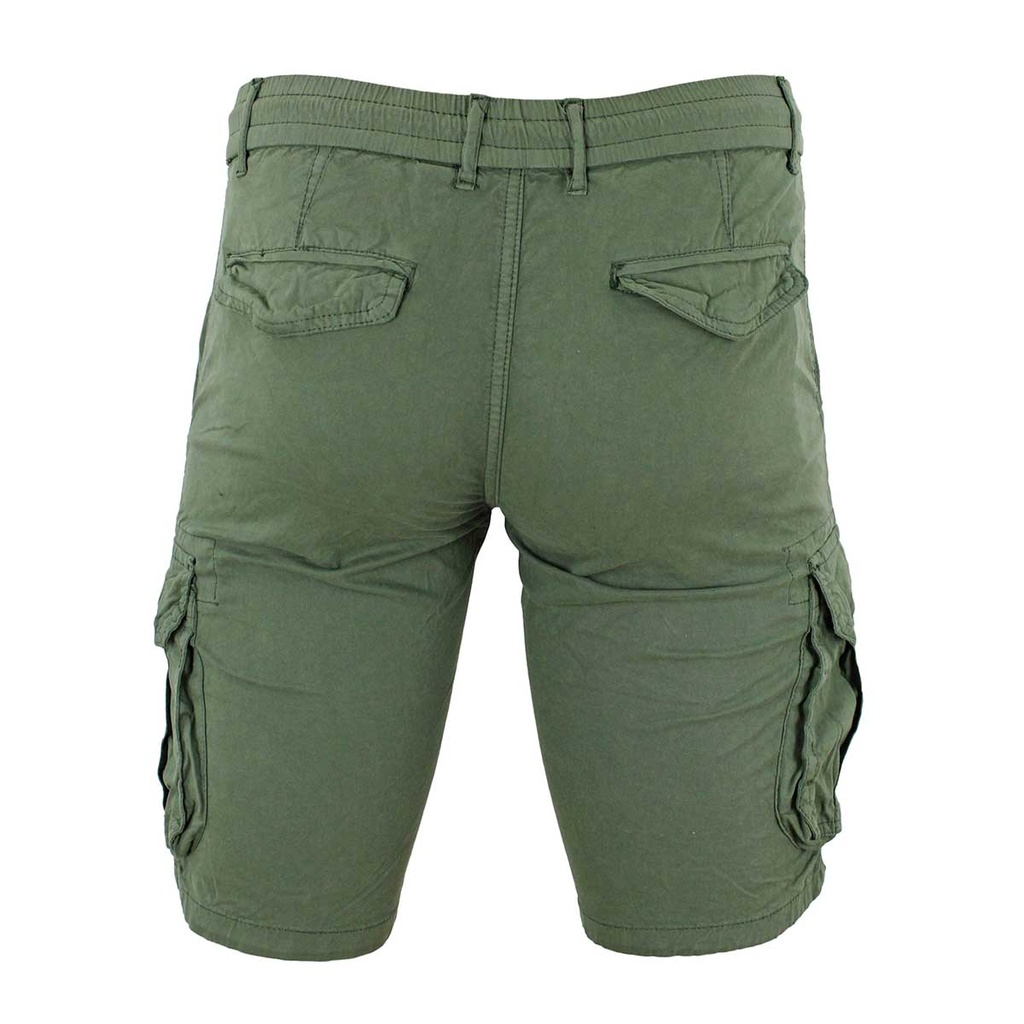 PANTALON LEOX CARGO CORTO VERDE