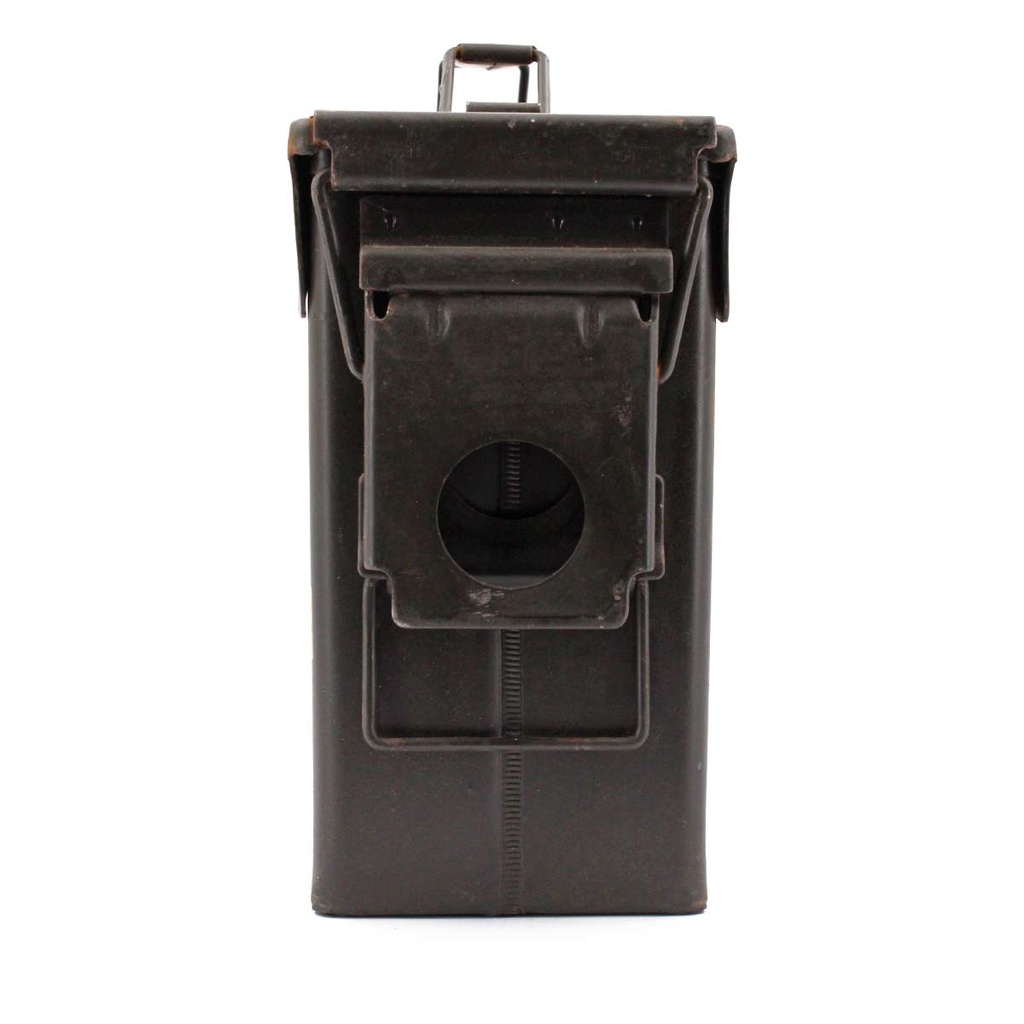 CAJA MUNICION METALICA PEQ. CAL.30 USADA VERDE