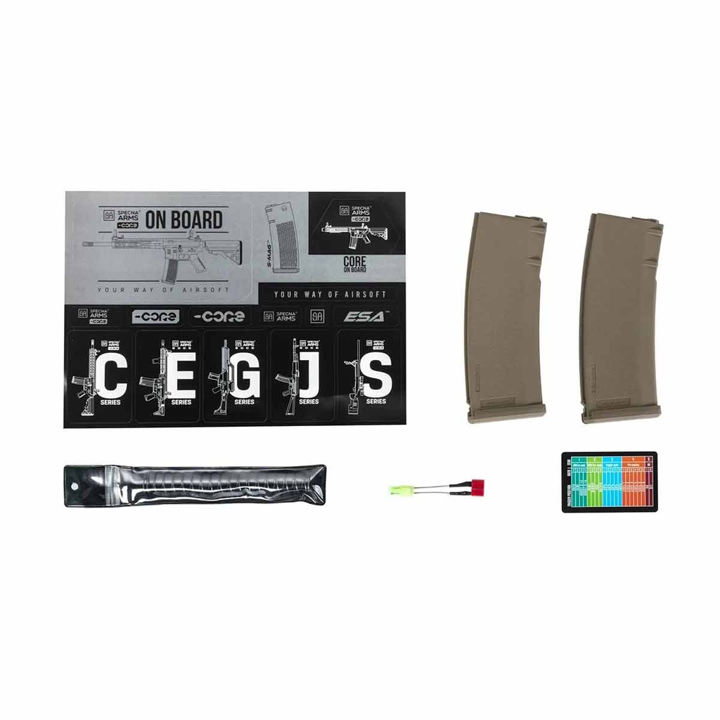 FUSIL SPECNA ARMS SA-C23 CORE G2 HAL ETU TAN-NEGRO