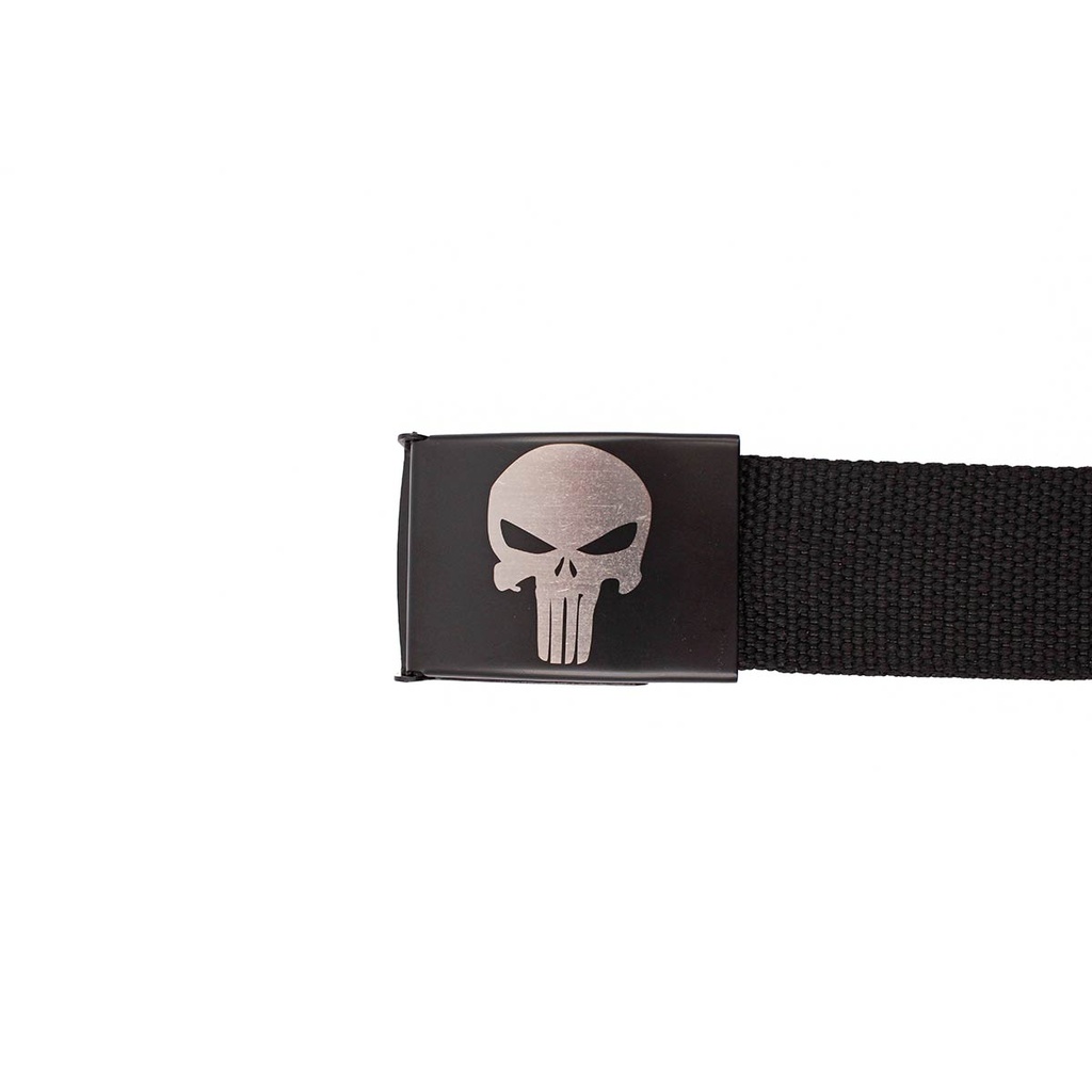 CINTURON IMMORTAL HEBILLA PUNISHER NEGRO