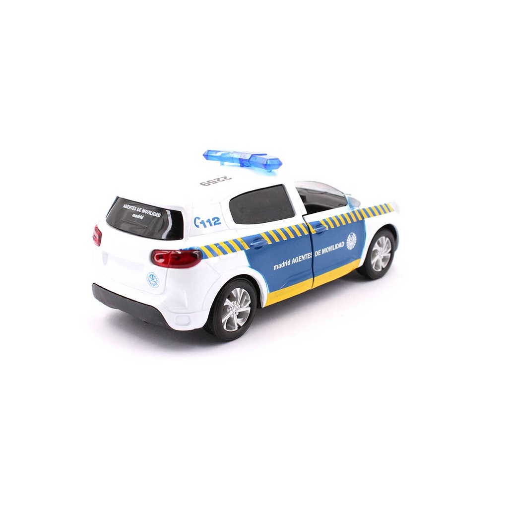 COCHE AGENTES MOVILIDAD BLANCO-AZUL