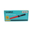 LINTERNA SANDA RECARGABLE 2 CONOS NEGRA