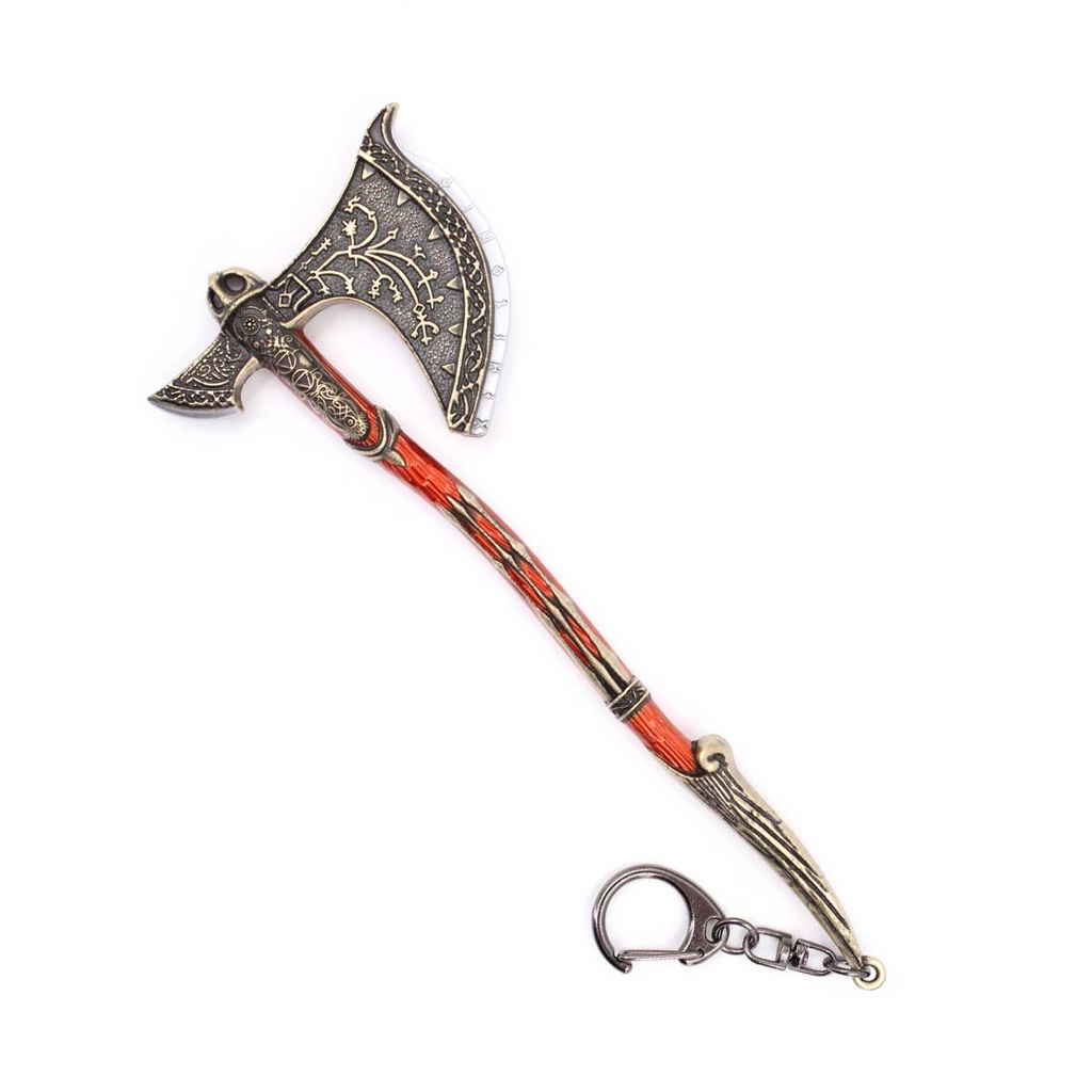 LLAVERO HACHA 1255 GOW 16 CM GRIS