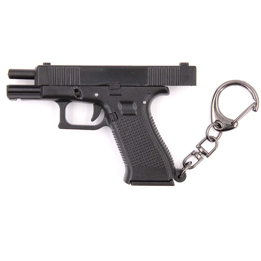 LLAVERO PISTOLA G18 6,5 CM NEGRO