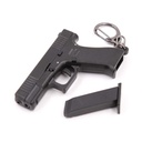 LLAVERO PISTOLA G18 6,5 CM NEGRO