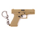LLAVERO PISTOLA G18 6,5 CM TAN