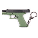 LLAVERO PISTOLA G18 6,5 CM VERDE-NEGRO