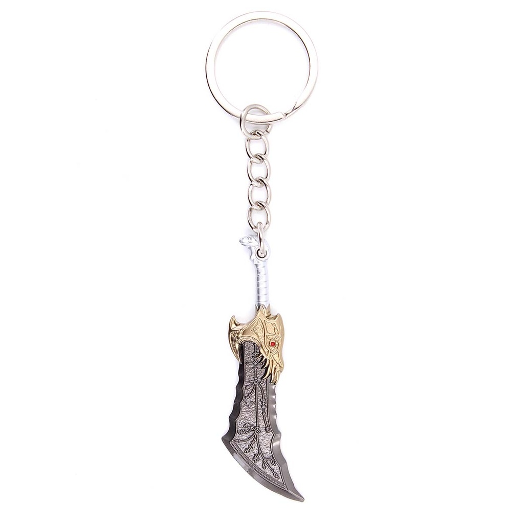 LLAVERO ESPADA 1246 GOW 6 CM GRIS-DORADO