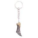 LLAVERO ESPADA 1246 GOW 6 CM GRIS-DORADO