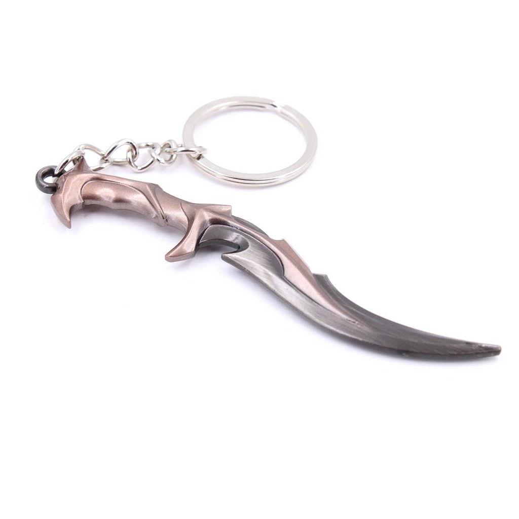 LLAVERO CUCHILLO 1243 VLT 9 CM GRIS-DORADO