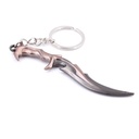 LLAVERO CUCHILLO 1243 VLT 9 CM GRIS-DORADO