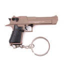 LLAVERO PISTOLA DESERT EAGLE 6 CM TAN
