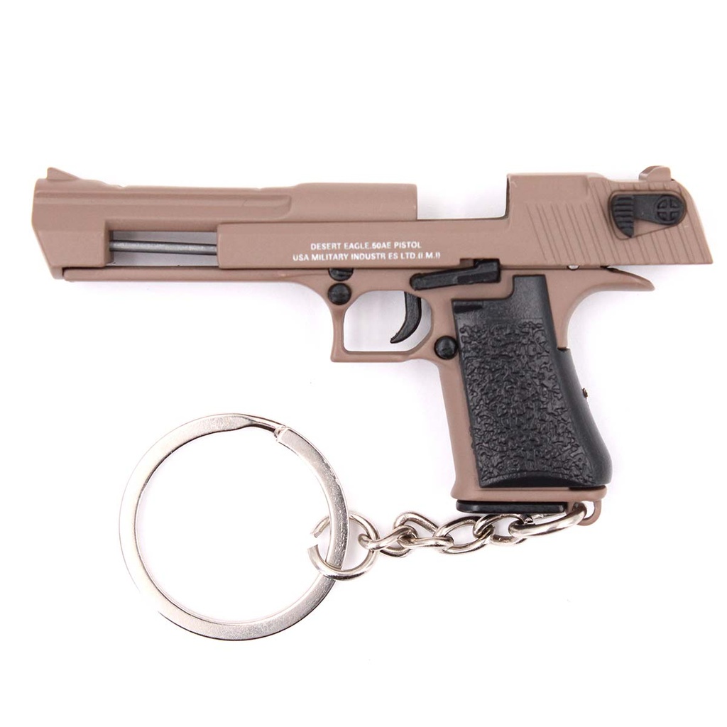LLAVERO PISTOLA DESERT EAGLE 6 CM TAN