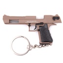 LLAVERO PISTOLA DESERT EAGLE 6 CM TAN
