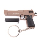 LLAVERO PISTOLA DESERT EAGLE 6 CM TAN