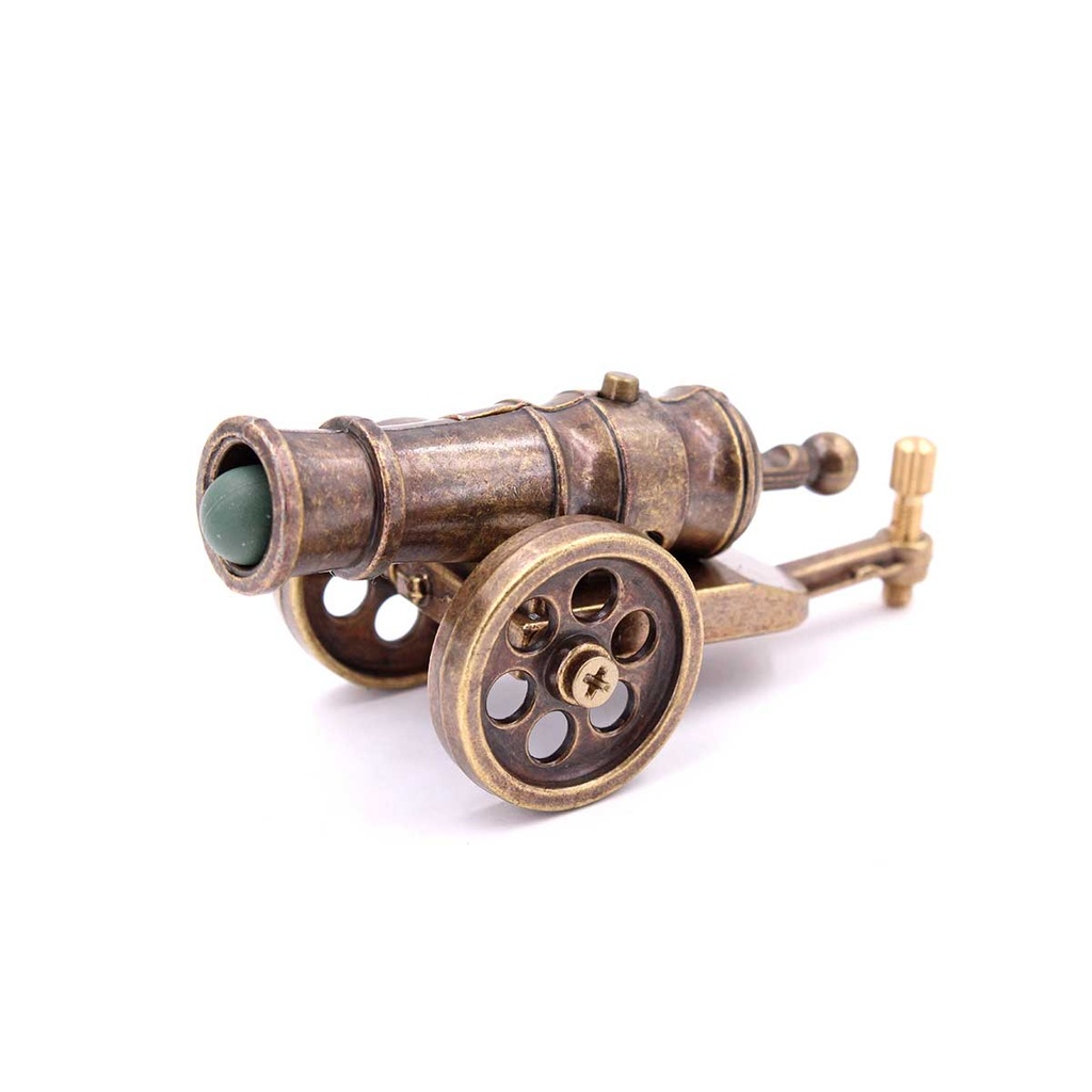 CAÑON MINIATURA 8,5 CM DORADO