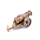 CAÑON MINIATURA 8,5 CM DORADO