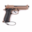 LLAVERO PISTOLA B92F 7 CM TAN