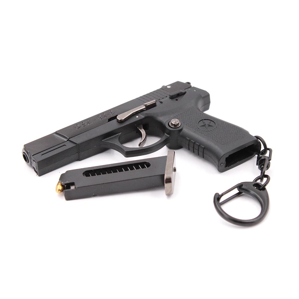 LLAVERO PISTOLA QSZ-92 7 CM NEGRO
