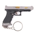LLAVERO PISTOLA G34 7 CM GRIS