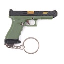 LLAVERO PISTOLA G34 7 CM NEGRO-VERDE