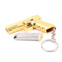 LLAVERO PISTOLA G17 6,5 CM DORADO