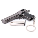 LLAVERO PISTOLA DESERT EAGLE 8,9 CM GRIS
