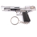 LLAVERO PISTOLA DESERT EAGLE 8,9 CM PLATA
