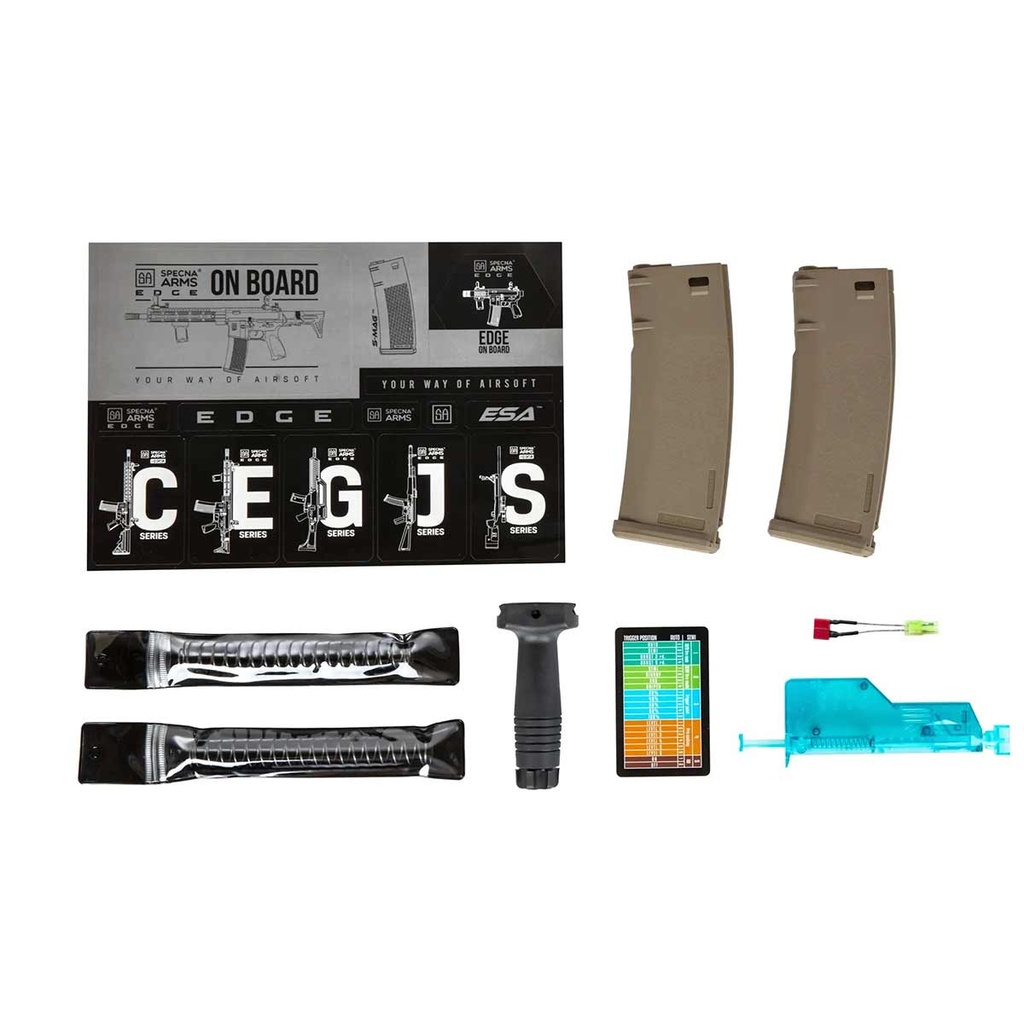 FUSIL SPECNA ARMS PRIME DANIEL DEFENSE MK18 SA-P19 HAL ETU BRUSHLESS NEGRO-BRONCE
