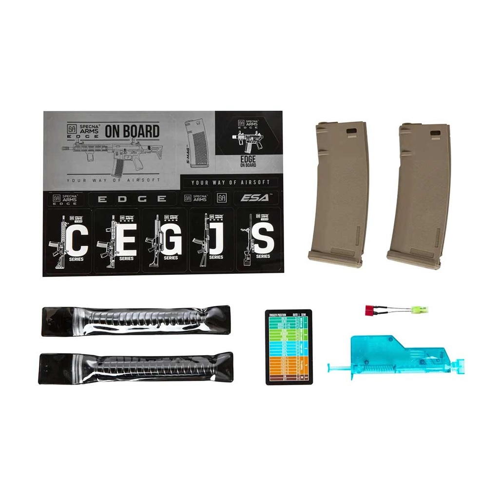 FUSIL SPECNA ARMS PRIME DANIEL DEFENSE MK18 SA-P26 HAL ETU BRUSHLESS NEGRO-BRONCE