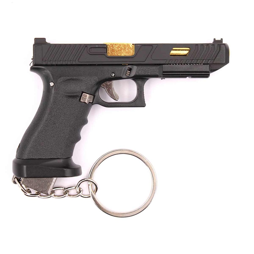 LLAVERO PISTOLA G34 7,5 CM NEGRO