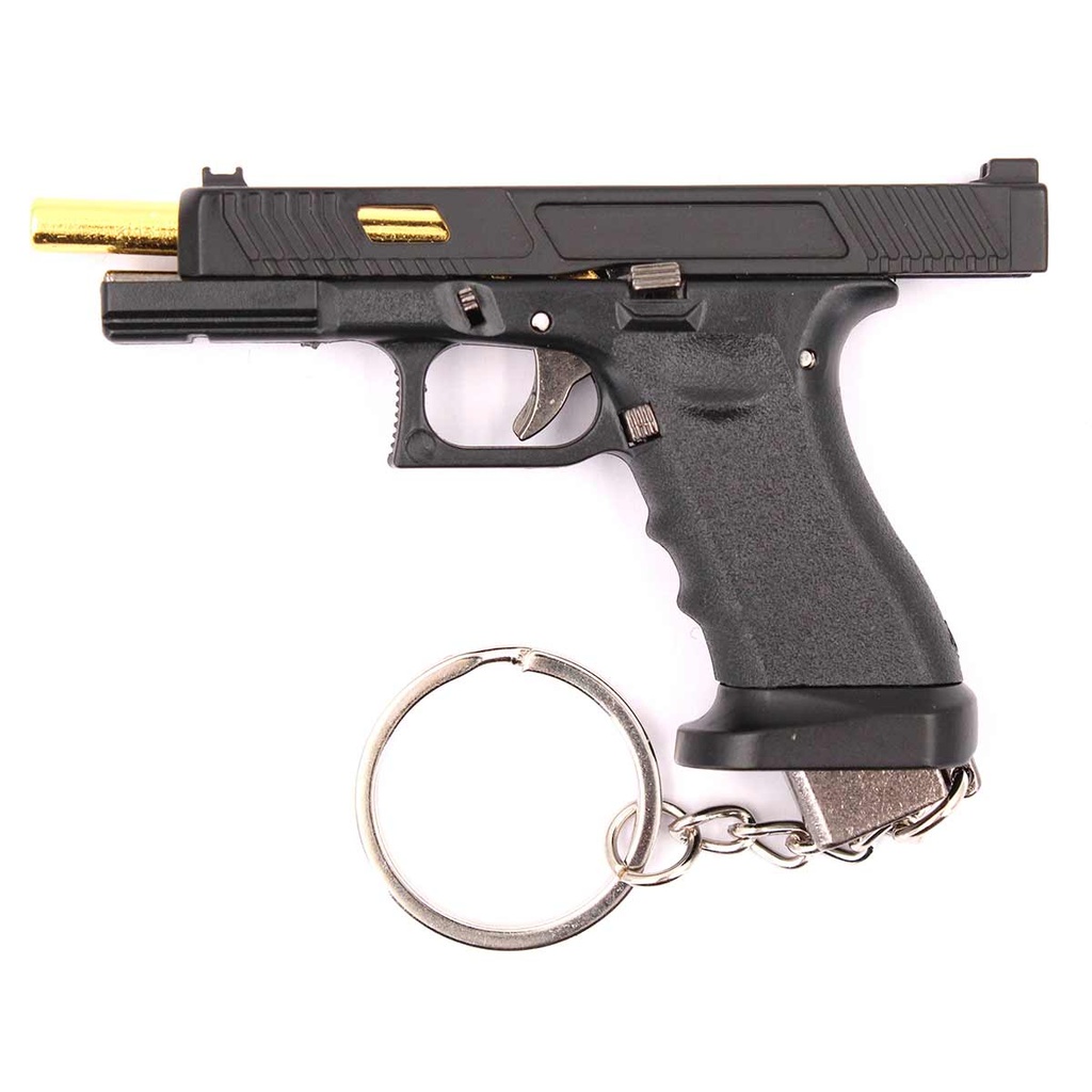 LLAVERO PISTOLA G34 7,5 CM NEGRO