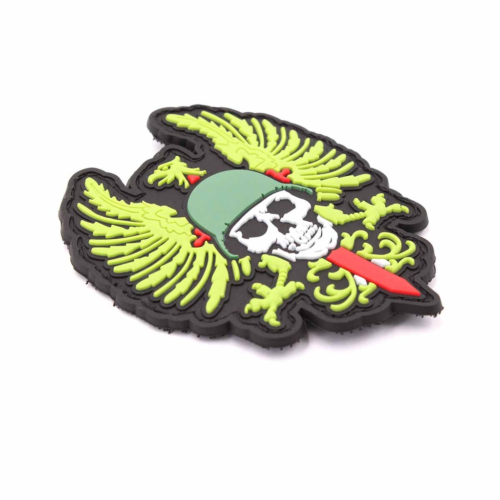 PARCHE IMMORTAL PVC 3D CALAVERA EJERCITOS MULTICOLOR