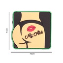 PARCHE IMMORTAL PVC 3D KISS MY ASS NEGRO