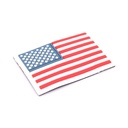 PARCHE IMMORTAL PVC BANDERA AMERICANA BLANCO-ROJO